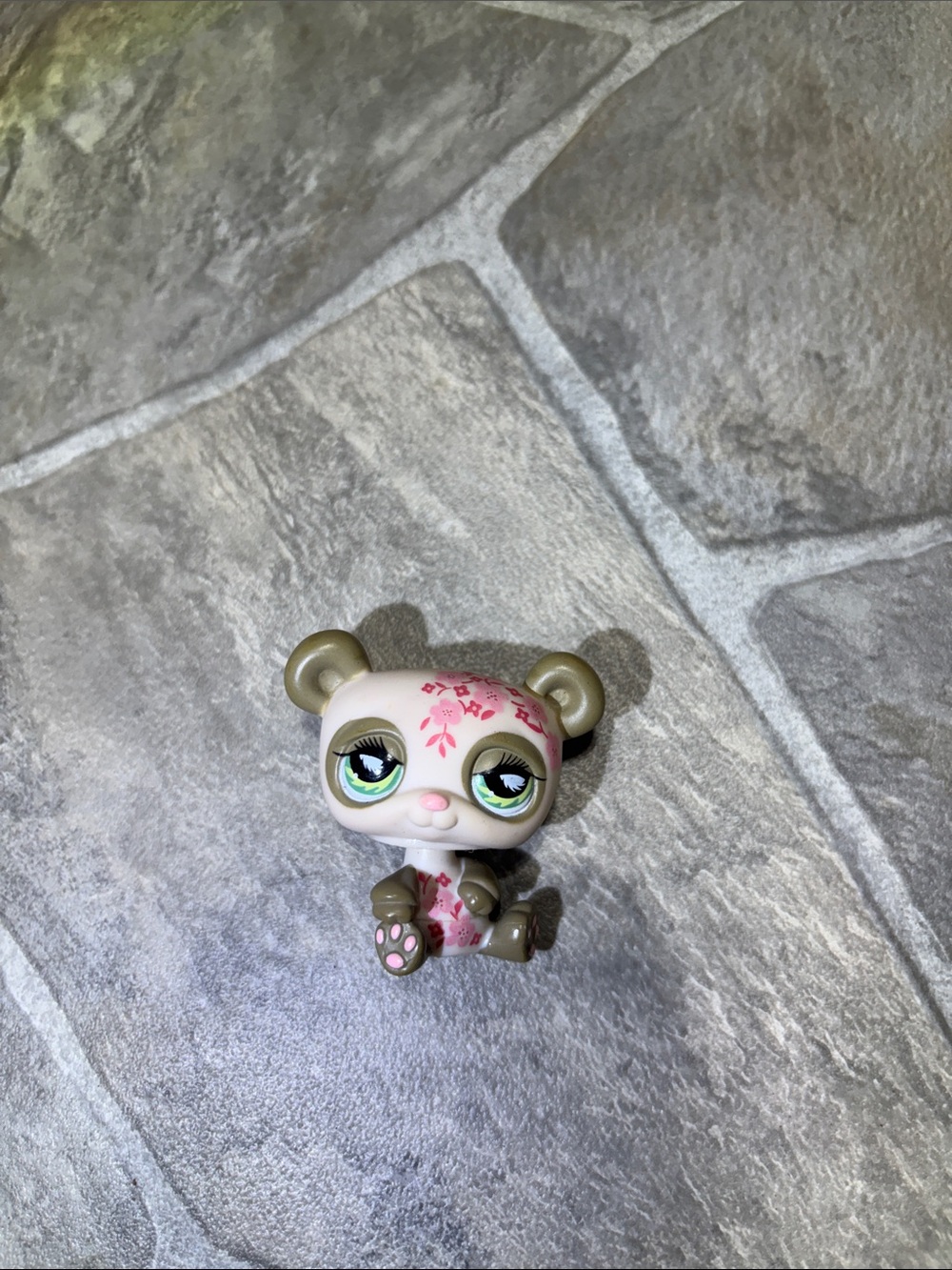 LPS Cherry Blossom Panda Bear Littlest Pet Shop #904 Generation 2 Postcard Pets